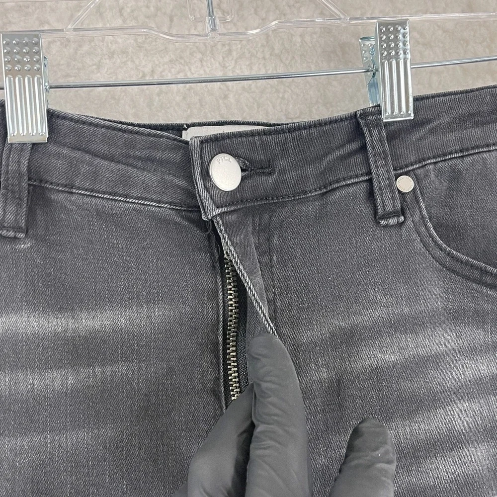 PTCL Ethical Clothing Jeans Womens Size 32 Black Denim Wide-Leg High-Rise Casual